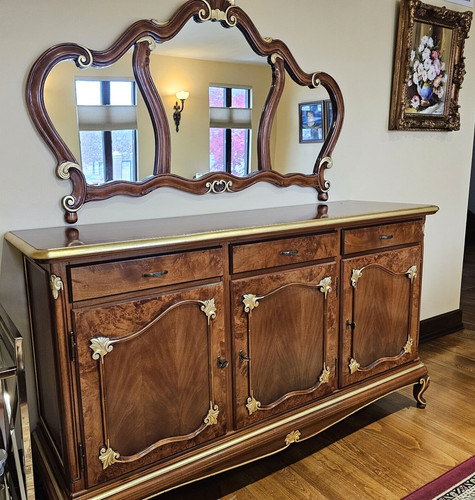 Luxury sideboard and - and, mirror